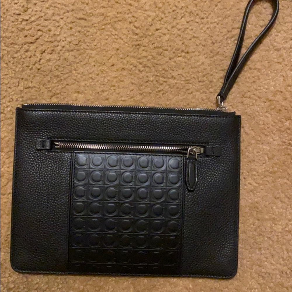 Ferragamo clutch getting married must sell